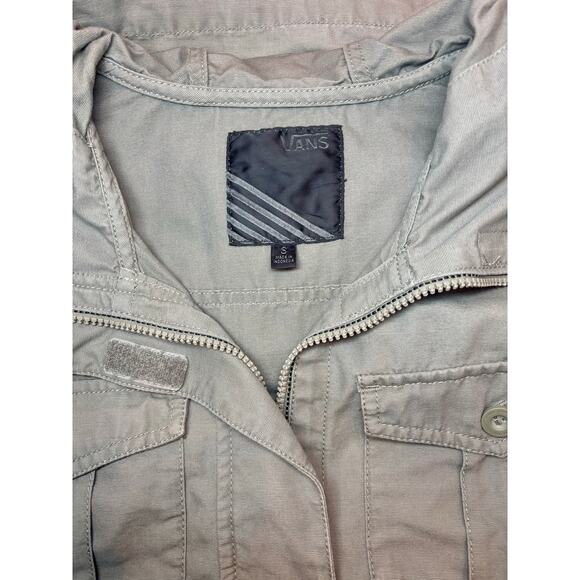 Vans Women's Green Cargo Jacket w/ Drawstring Size Small - Picture 5 of 5